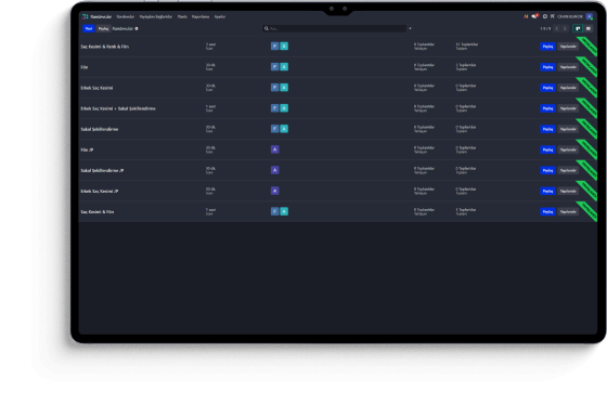 Randevularınızı Yönetimi